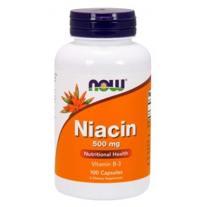 Niacin 500 mg - Now Foods